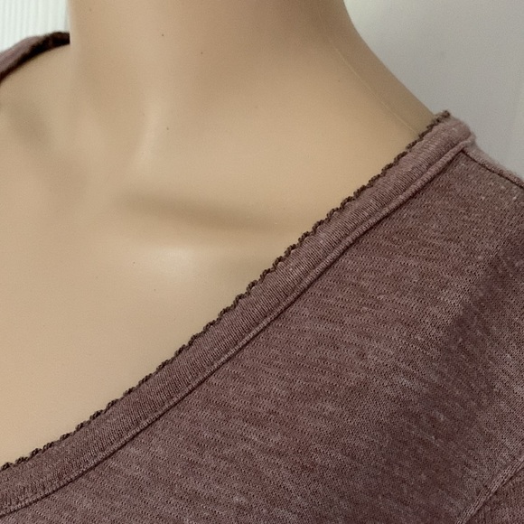 Vtg 80's 90's Jeffrey Rogers cap slv fit flare scoop neck maxi t-shirt dress M - Picture 7 of 16